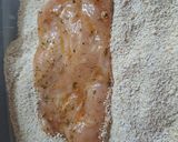 Foto del paso 2 de la receta: Milanesas de pechuga de pollo rellenas de acelga y jamón
