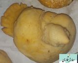 عکس مرحله 5 از دستور نان به شکل کبوتر