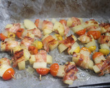 Foto del paso 9 de la receta: Banderillas de bacon, patata y melón