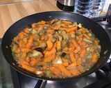 Une image de l'étape 14 de Légumes mijotés soja rhubarbe.