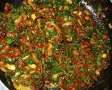 A picture of step 16 of Sinasir with veg.soup.