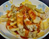 Hình bước làm 3 của món Chân gà luộc sốt Thái