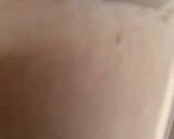 A picture of step 2 of Nutella shake.