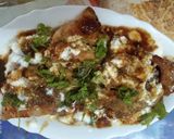 A picture of step 4 of Samosa Chaat.