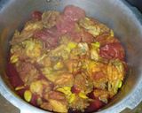 A picture of step 4 of Nayazi daal.