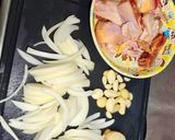洋蔥燒雞的食譜步驟1照片