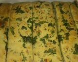A picture of step 8 of Garlic Bread in Dominos style.