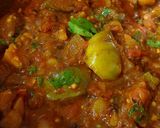 हरे बैंगन आलू की मसाला करी सब्ज़ी (Hare baingan aloo ki masala curry sabzi recipe in Hindi) रेसिपी चरण 13 फोटो