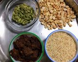 A picture of step 1 of Sesame Peanut Laddoo.
