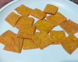 A picture of step 5 of Sev puri Sandwich.