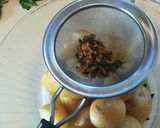 Foto del paso 2 de la receta Patatas picantes con garbanzos y panceta