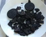Gambar langkah 1 resipi Puding Biskut Tembikai.