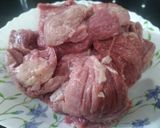 A picture of step 1 of Shami Kabab.