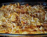 Foto del paso 6 de la receta: Macarrons amb pilotes amb tomatiga i 4 formatges al forn