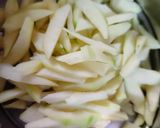 A picture of step 2 of Raw papaya sabji.