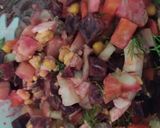 Hình bước làm 4 của món Salad nga eatclean