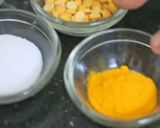 A picture of step 1 of Coriander lemon rice.