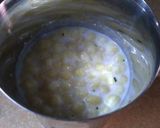 A picture of step 3 of Boondi raita.