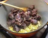 Une image de l'étape 9 de Sauté de sanglier aux carottes (sanglier préalablement mariné 12h).