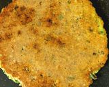A picture of step 2 of CHEESY Moong dal chilla.