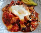 A picture of step 5 of Low carb veggie Shakshuka.