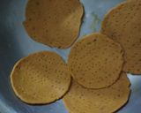 A picture of step 3 of Masala Crispy Tikhi Puri.
