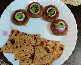 A picture of step 7 of Kathal ki Shami...