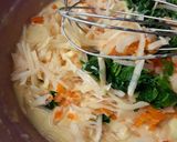 Foto langkah ke 3 dari resep Dadar Kentang Sayur.