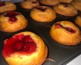 A picture of step 4 of Cherry cobbler cupcakes.