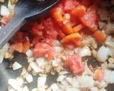 A picture of step 4 of Baingan ka Bhartha.