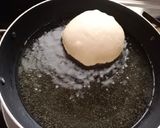 A picture of step 3 of Raj Kachori / Bhel Kachori.