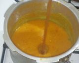 A picture of step 4 of Hyderabadi Khatti Dal.