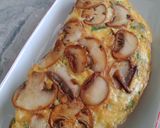 Foto langkah ke 4 dari resep Telur dadar Jamur Champignon.