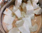 A picture of step 2 of Paneer tikka (dry).