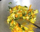 A picture of step 2 of Vegetable poha #CookWithManjulla.