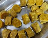 A picture of step 11 of Gatte ki sabji.