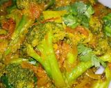 A picture of step 4 of Broccoli masala fry.