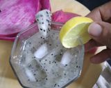 A picture of step 5 of Dragon fruit lemonade.