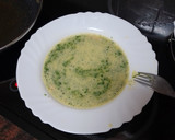 Foto del paso 3 de la receta: Tortilla francesa de jamón cocido y espinacas