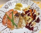 Foto del paso 10 de la receta: Salmón al horno!acompañado de una ensalada rusa Peruana!!