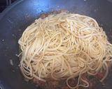A picture of step 4 of Garlic Tomato Shrimp Pasta.