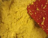 A picture of step 2 of Spiced JohnnyCakes with Cardamom Whipped Cream.