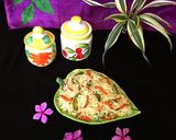 A picture of step 6 of Vegetable Fried Rice.