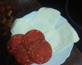 Foto del paso 1 de la receta: Bocadillo de chorizo de pavo y queso tierno