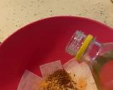 A picture of step 4 of Spring Roll Wrapper chips.