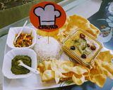A picture of step 10 of Hyderabadi Khati Daal Chawal.