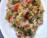 Foto del paso 3 de la receta: Huevos Revueltos con Acelga y Jamón