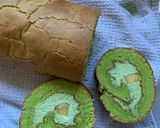A picture of step 9 of Pandan Roll Cake.