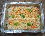 Foto langkah ke 7 dari resep Nasi Keju Panggang Saus Bechamel.