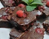 Meggyes krémsajtos brownie recept fázis 6 fotója